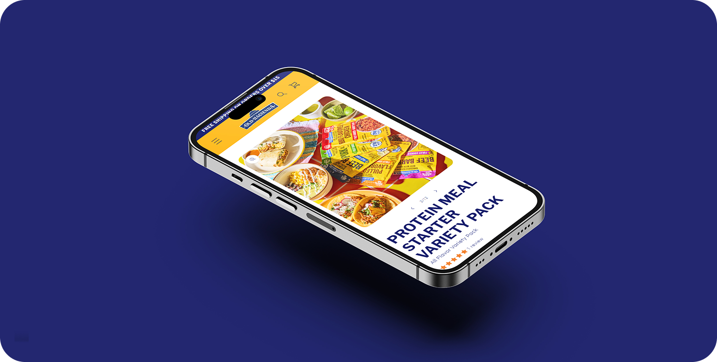 Mobile-First Subscription Builder screen from the Old Hacienda Subbly storefront